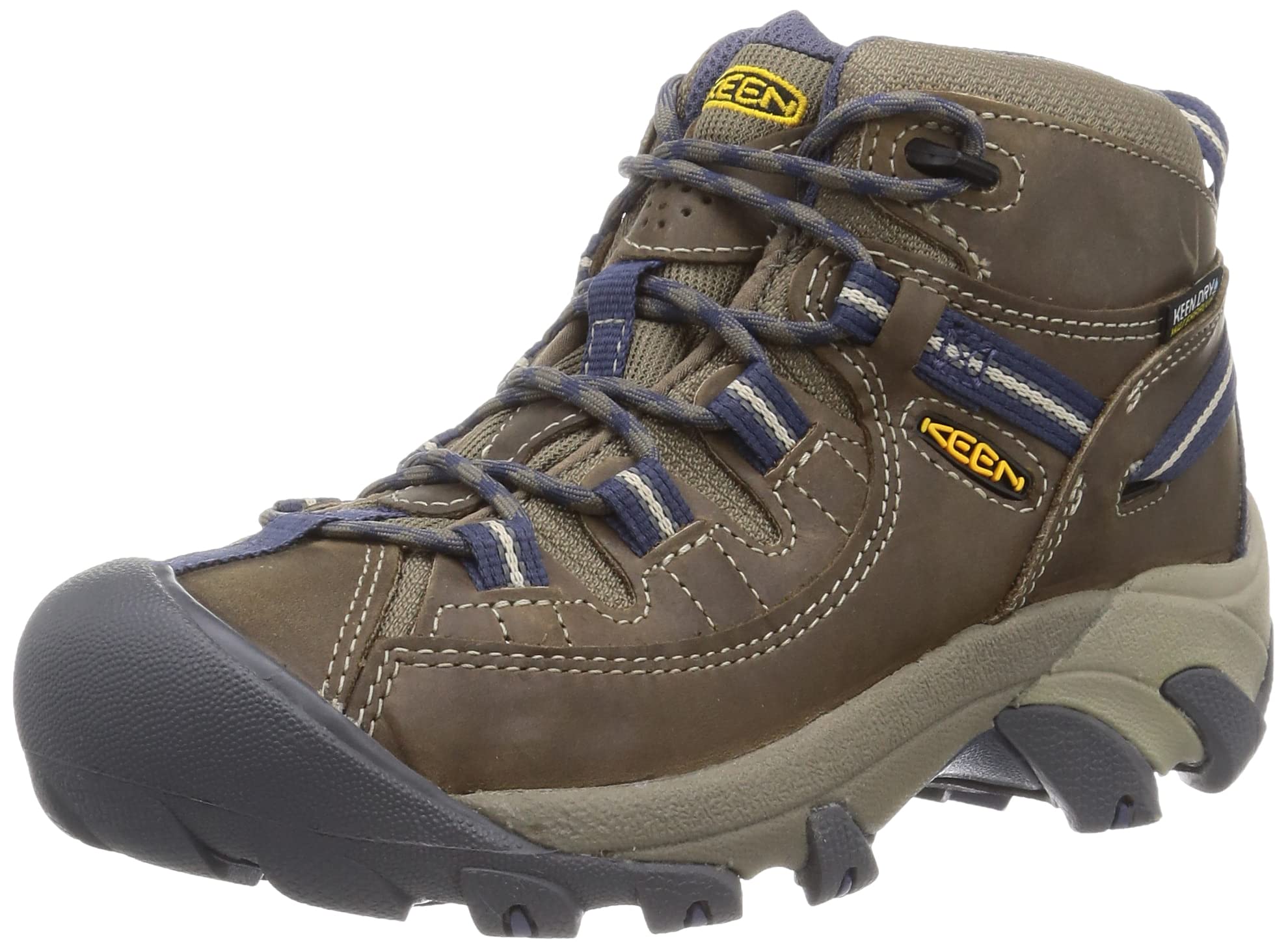 KEEN Women's Targhee 2 Mid Waterproof Hiking Boots for Outdoor Adventures with Excellent Traction and Support - Size Opt