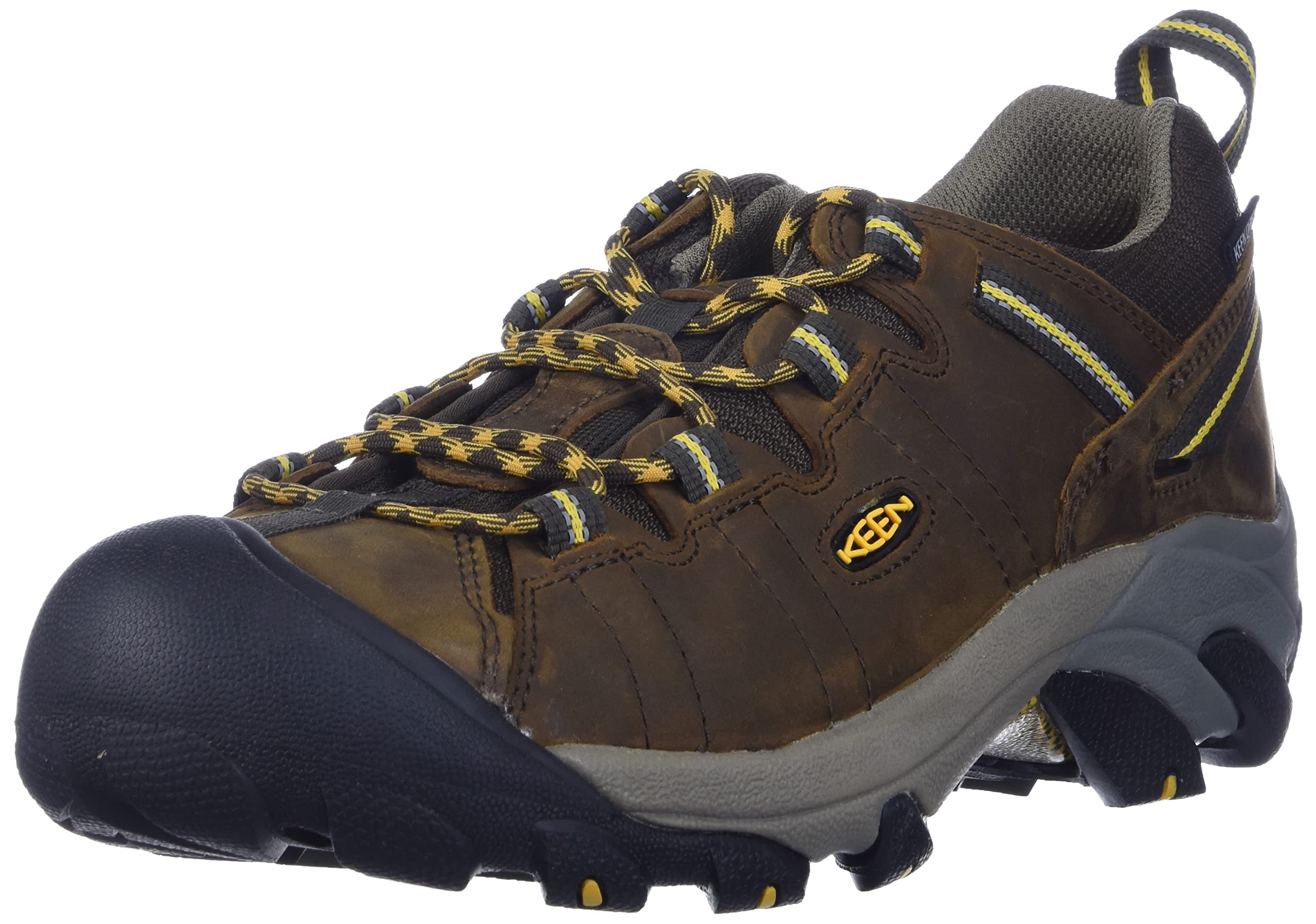 KEEN Men's Targhee 2 Low Waterproof Hiking Shoes | Durable Leather | Outdoor Enthusiasts | Ideal for Trail and Adventure