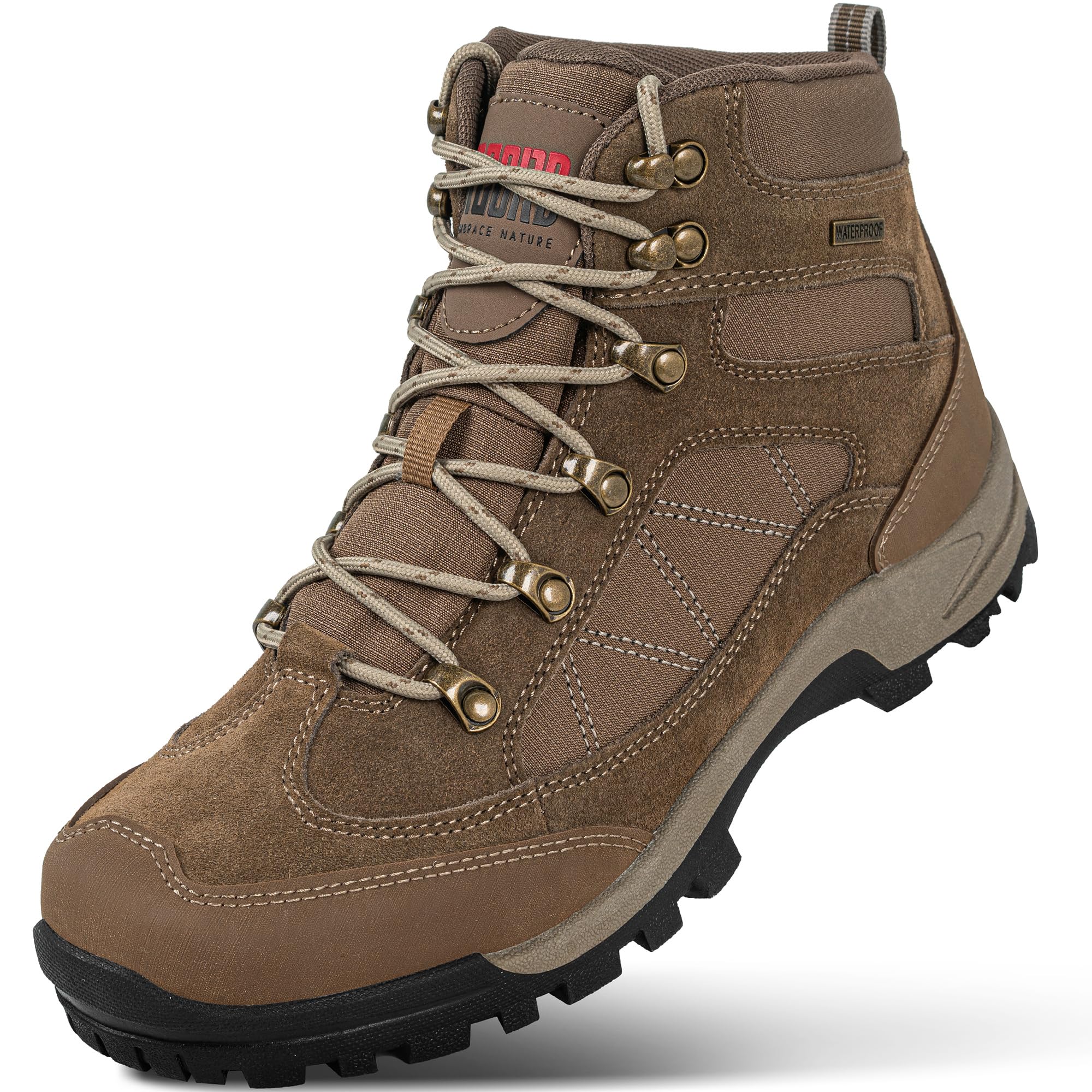 R CORD Womens Waterproof Hiking Boots | Durable Trekking & Camping Footwear | Ideal for Outdoor Enthusiasts | Comfortabl